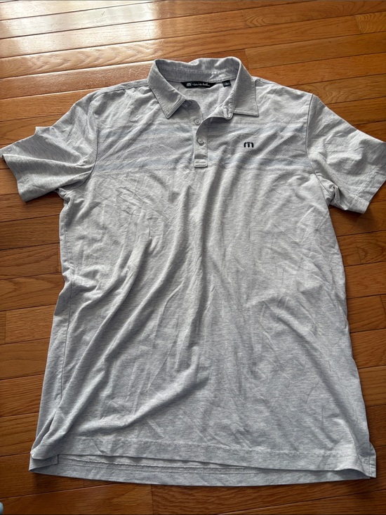 Travis Mathew Other - TravisMathew Men’s Heather Gray Polo with Subtle Chest Logo